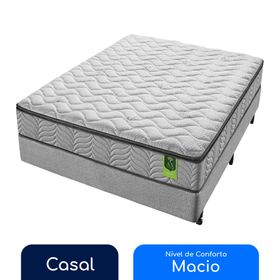 Conjunto Box Casal Molas Ensacadas Americanflex Ax Vitalize 138x188x68cm