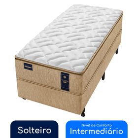 Conjunto Box Solteiro Molas Ensacadas Americanflex Touch Amx 88x188x72cm