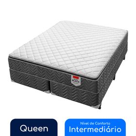 Conjunto Box Queen Molas Ensacadas Americanflex Duo Black Gel III 158x198x65cm