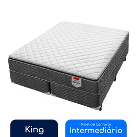 Conjunto Box Super King Molas Ensacadas Americanflex Duo Black Gel III 193x203x65cm