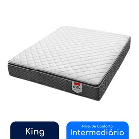 Colchão Super King Molas Ensacadas Americanflex Duo Black Gel III 193x203x27cm