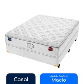 Conjunto Box Casal Molas Ensacadas Americanflex Seis Estrelas 138x188x72cm