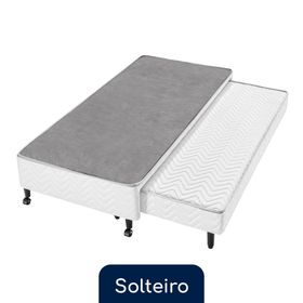 Box com Auxiliar Solteiro Espuma D28 Americanflex 100x200x38cm