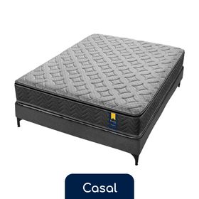 Conjunto Box Desmontavel Casal Molas Ensacadas Americanflex Resiste Max 138x188x66cm