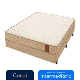 Conjunto Box Casal Molas Ensacadas Americanflex Pausa Hotel 138x188x64cm