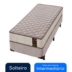 Conjunto Box Solteiro Molas TriPower Americanflex Revitale Hotel 78x188x62cm