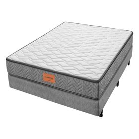 Conjunto Box Casal Espuma D33 Americanflex Clinoflex Conect 138x188x68cm