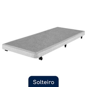 Box Solteiro Americanflex Versátil Slim Cinza 88x188x15cm