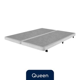 Box Queen Americanflex Versátil Slim Cinza 158x198x15cm
