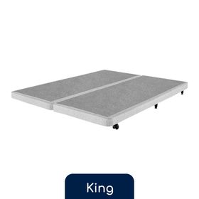 Box Super King Americanflex Versátil Slim Cinza 193x203x15cm