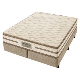 Conjunto Box Queen Espuma D33 Americanflex Clinoflex Bambu 158x198x62cm