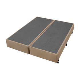Box Super King Americanflex Bege Lisse 193x203x38cm