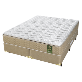 Conjunto Box Queen Molas Ensacadas Americanflex AX Aloe Vera  158x198x68cm