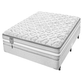 Conjunto Box Casal Molas Ensacadas Americanflex Bed Gel 138x188x73cm