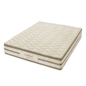 Conjunto Box Casal Espuma D33 Americanflex Clinoflex Bambu 138x188x62cm