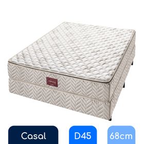 Conjunto Box Viuva Espuma D45 Americanflex Clinoflex Trend 128x188x68cm