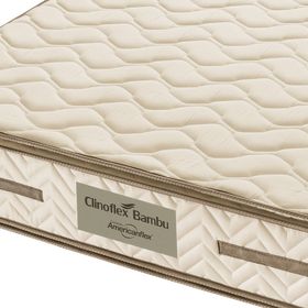 Colchão Queen Espuma D45 Americanflex Clinoflex Bambu 158x198x24cm